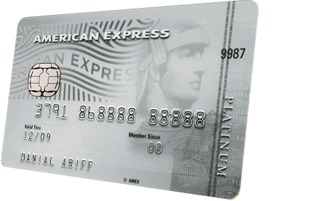 American Express Platinum Credit Card detail